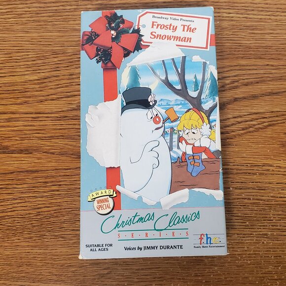 Media - Frosty the Snowman VHS Tape 1989 by Family Home Entertainment - Picture 1 of 4